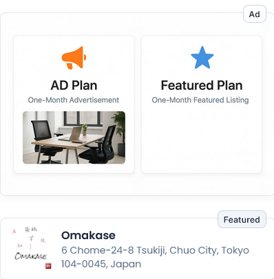 AD and FEATURED Listing Example