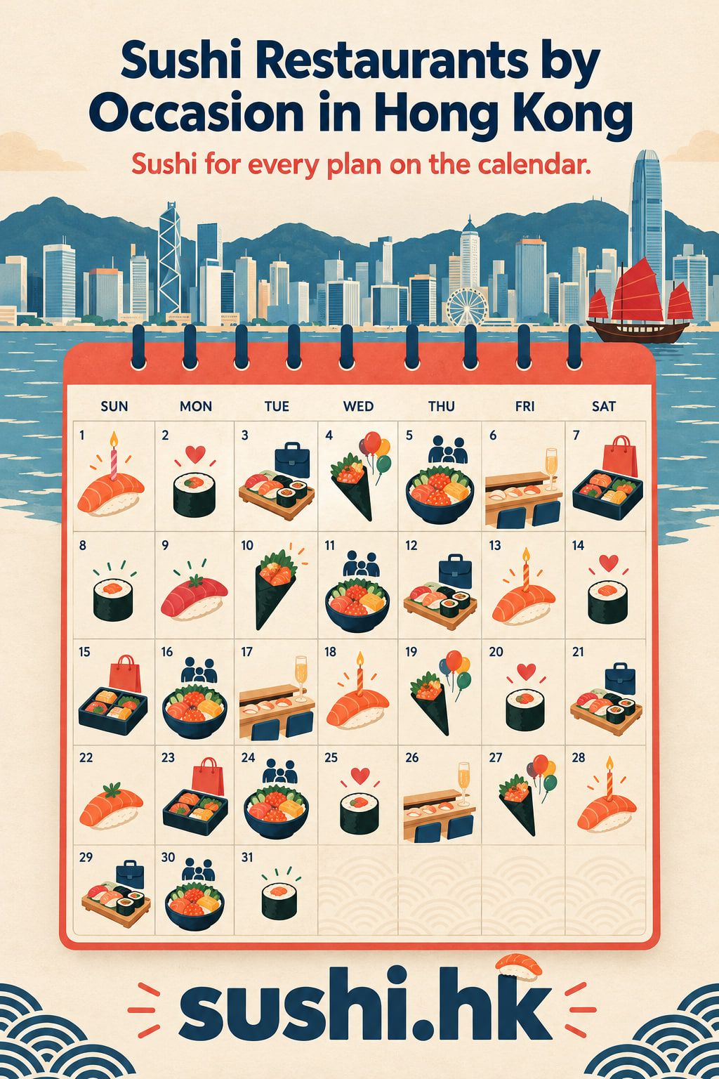 Sushi Restaurants by Occasion in Hong Kong