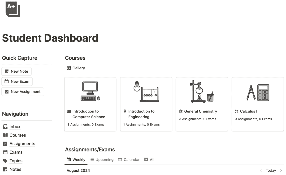 Student Dashboard