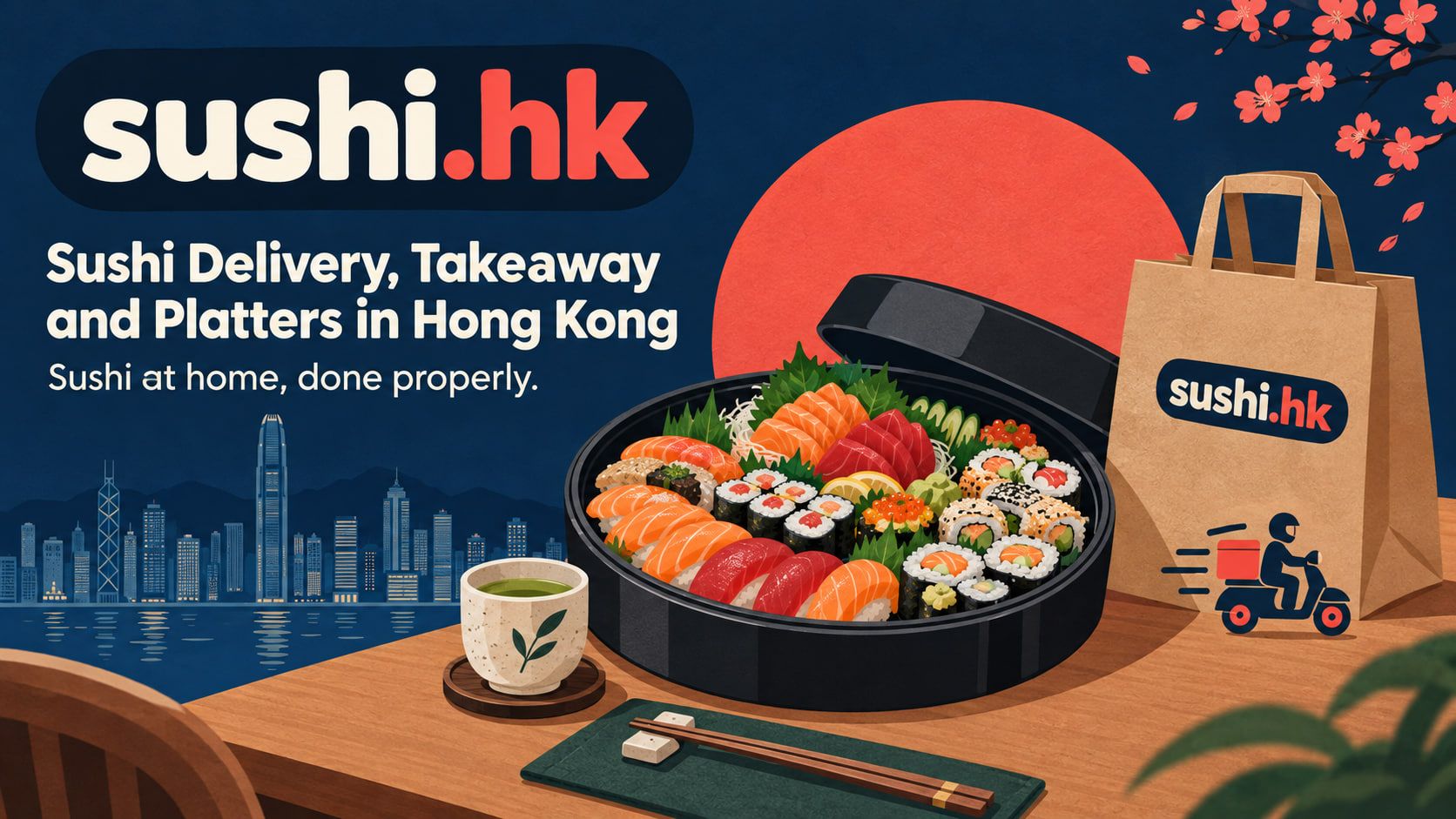 Sushi Delivery, Takeaway and Platters in Hong Kong