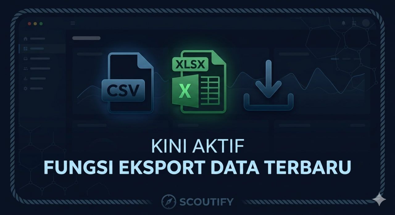 Cara Eksport Data Kontinjen & Program Melalui Dashboard Scoutify